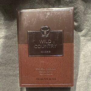Avon Wild Country Cologne Brown and Silver Box